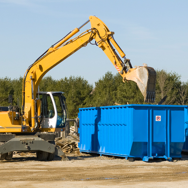 can i choose the location where the residential dumpster will be placed in Mc Graws West Virginia